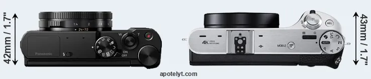 Compare LX15 versus NX500 top