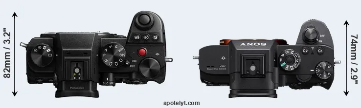 Compare S5 versus A7R IIIA top