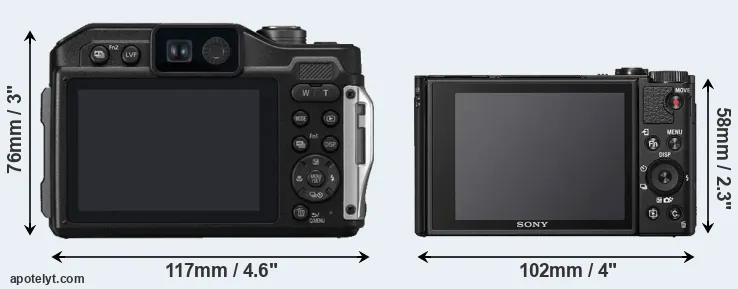 Comparison TS7 or HX99 rear