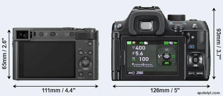 Comparison TZ200 or K-70 rear