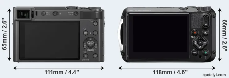 Comparison TZ200 or WG-6 rear