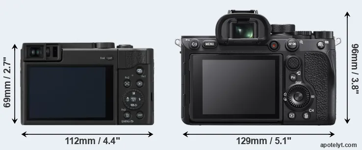 Comparison ZS80 or A7R IVA rear