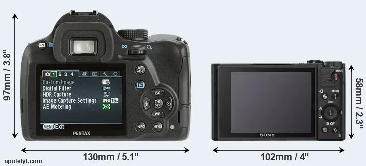 Comparison K-500 or WX800 rear