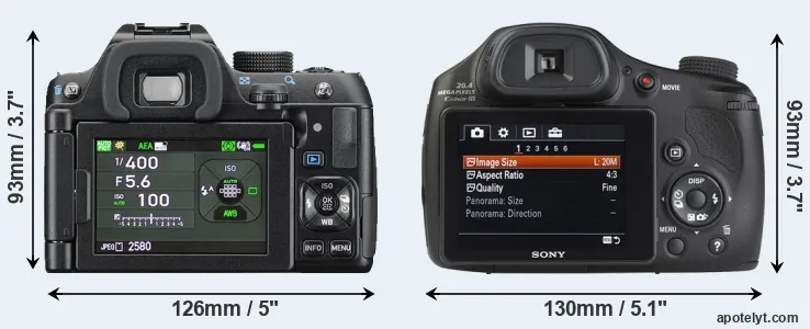 Comparison K-70 or HX350 rear