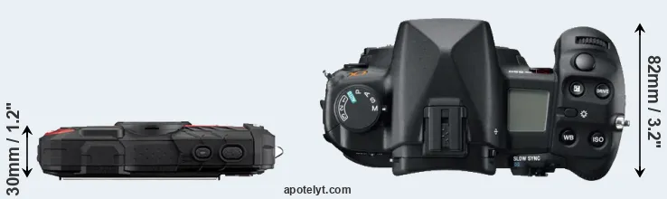 Compare WG-60 versus A850 top
