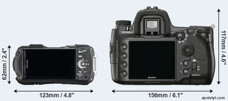 Comparison WG-60 or A900 rear
