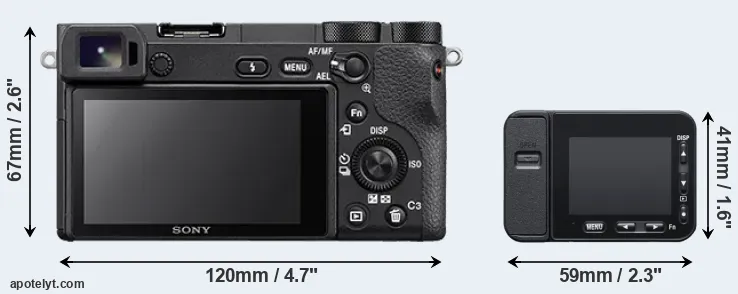 Comparison A6500 or RX0 II rear