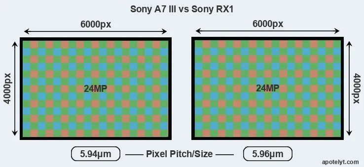 A7 III versus RX1 MP