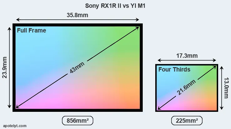 Sony RX1R II and YI M1 sensor measures